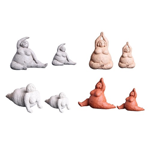 Home yoga decor - decor, polyresin