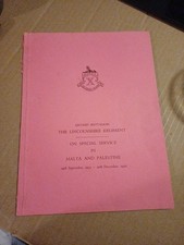 Lincolnshire Regiment Second Battalion On Special Service In Malta And Palestine