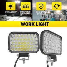 6x4 square led work light - 2x,