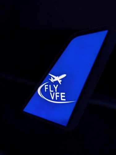 Personalised led aircraft - personalised, tail
