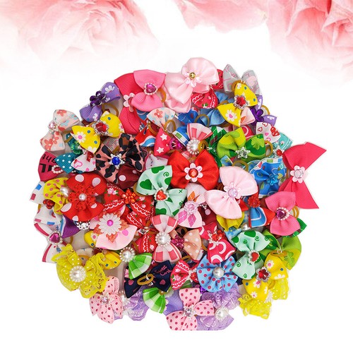 Pcs small dog bows dogs - small,