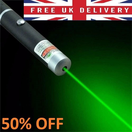 Green laser pointer pen - green, light
