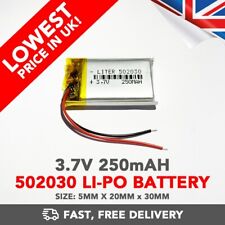 3.7V 250mAh Li-Po Battery