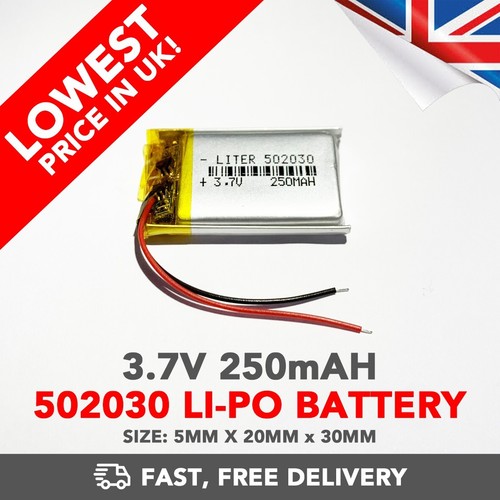250mah po battery - 3.7v,