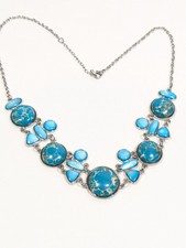 Blue Statement Necklace