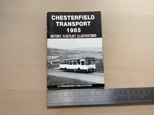 Chesterfield Transport Bus Fleet Book 1985