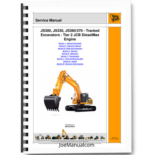 Jcb js300 js330 js360 - js300,