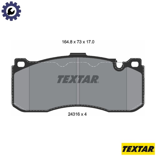 Brake pad set disc - brake,