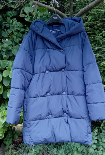 Papaya blue puffer coat - papaya,