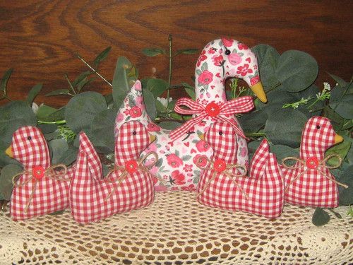 Country cottage mama duck - country,
