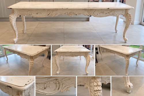 French dining table solid - dining,