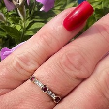Vintage 9ct Gold Ring Ruby
