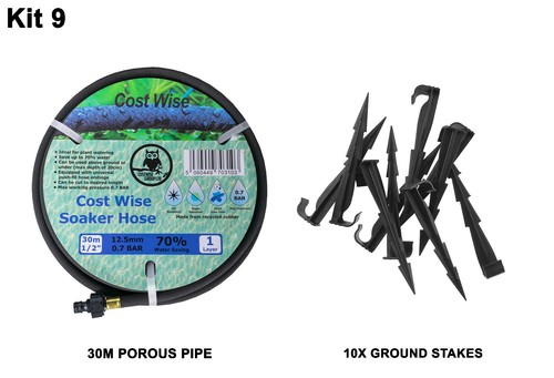 30m garden porous pipe soaker - 30m,