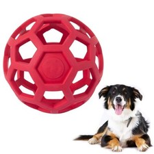Dog Natural Rubber Puzzle Ball Geometric Safety Toys for Small Medium Large Dogs