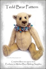 OOAK Mohair Teddy Bear Sewing