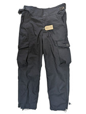 Arktis Black Rip Stop Lined Combat Trousers Size Medium - 32W/30L" UK Made #234