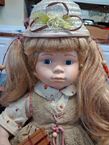 Girl doll blonde - doll,