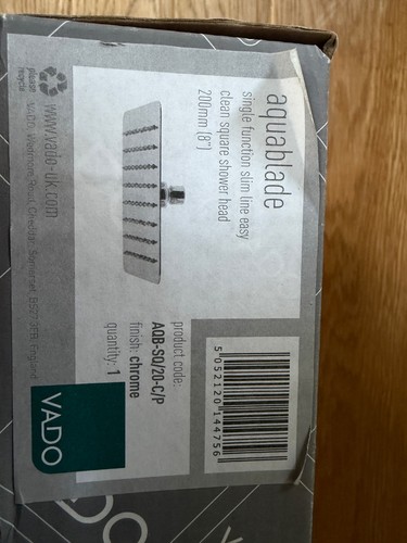 Vado rectangular shower head - shower,