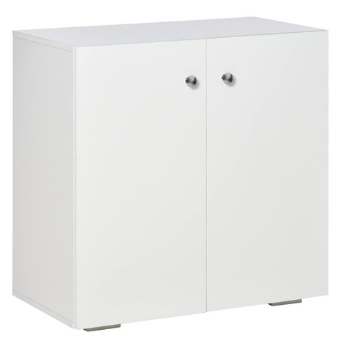 White wooden storage cabinet - wooden,