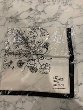 NEW Flora By Gucci Silk Scarf