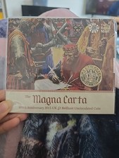 2015 Royal Mint Magna Carta Two 2 Pound Coin Brilliant Uncirculated Pack