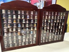 Vintage Wooden Thimble Display