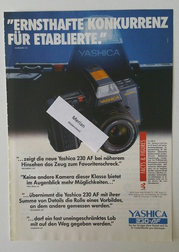 Advertisement yashica 230 - advertisement,