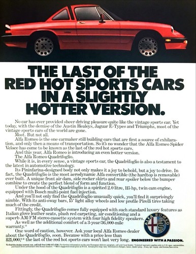 1986 alfa romeo - spider, veloce