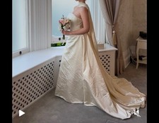 Sassi Holford Ivory Wedding Dress Pure Silk Made in England UK 10