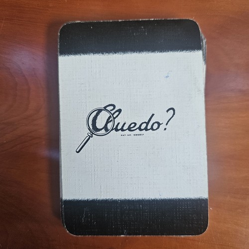 Vintage cluedo spare cards - vintage,