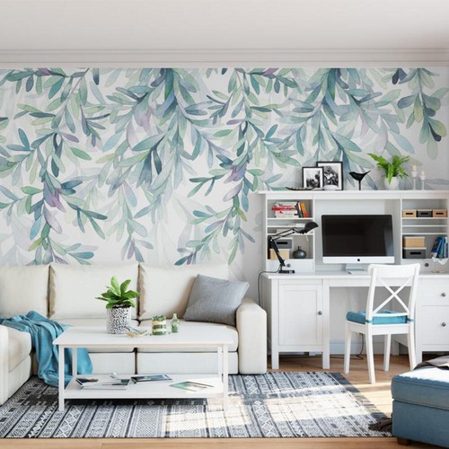 Cubism spring leaves wallpaper - leaves,