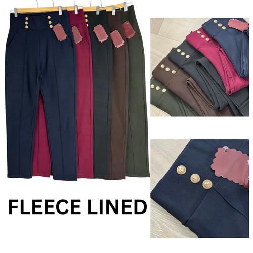 Womens fleece lined - fleece, stretch