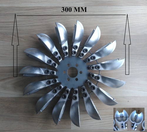 Pelton turbine wheel - pelton,