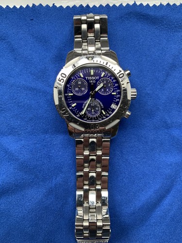 Blue face tissot prs 200 - blue,