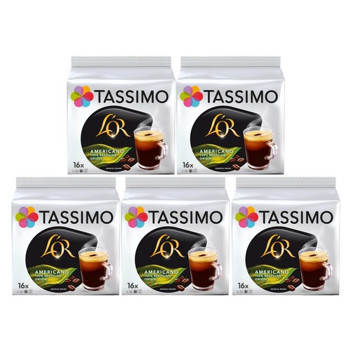Tassimo coffee pods - pods, l'or