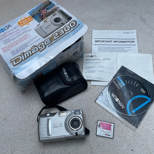 Retro minolta dimage 2300 - dimage,