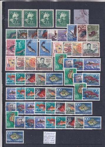Yugoslavia 1953 nice lot of - 1953/56,