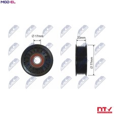 TENSIONER PULLEY VRIBBED BELT