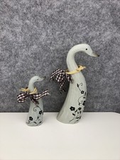 2 x Duck Figurines Resin