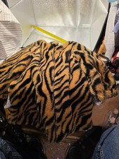 Girls Faux Fur Tiger Pattern