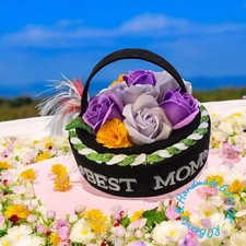 Handmade Best Mom Soap Flower