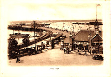 The Pier Southampton Vintage Unused Vignette Letter Postcard