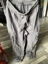 Zara Women’s Cargo Joggers Charcoal Size Medium