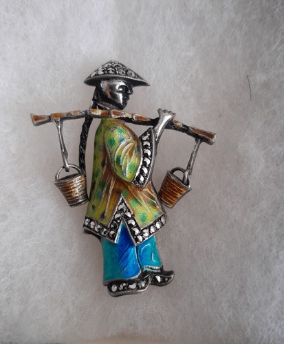 Vtg figural oriental sterling - vtg,