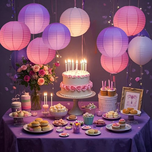12pcs paper lantern lampshade - 12pcs,
