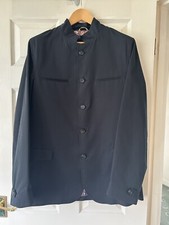 New BNWOT Pretty Green Black Lennon Cotton Jacket Size L Paisley £280 OASIS