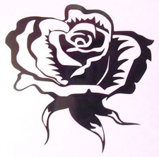 12 Fancy Rose Tile, Wall