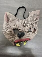 Wolf Mask Rubber Elasticed Fancy Dress Costume Rubber Half Face 