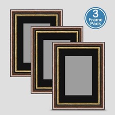 Photo Frame Brown Gold 7x5