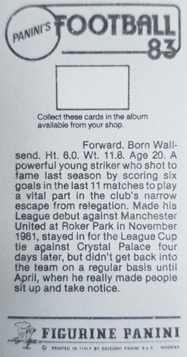 Panini football stickers - football, 83